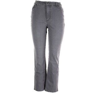 Gloria Vanderbilt Missy Amanda Jeans Short in Grey
